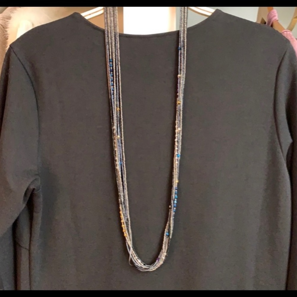 Multiple Strand Sparkle Long Necklace